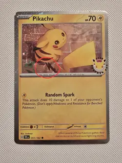 Pikachu - Swirl in Cosmos Holo - 2026 Pokemon Day - Near Mint / Mint - Image 1