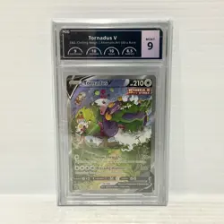 PSA PCG 9 - Tornadus V 185/198 - Chilling Reign - Graded Pokemon Card - Image 1