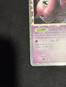 2010 Pokemon Triumphant Mew Prime #97 Ultra Rare Holo - Image 2