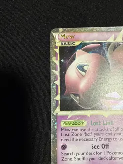 2010 Pokemon Triumphant Mew Prime #97 Ultra Rare Holo - Image 5