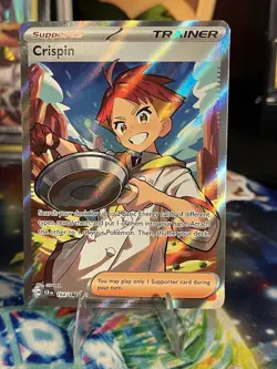 Crispin 164/142 Stellar Crown Ultra Rare Pokemon TCG NM - Image 1
