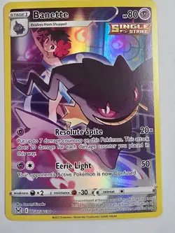 Banette TG07/TG30 Holo Lost Origin Trainer Gallery Pokemon NM - Image 1