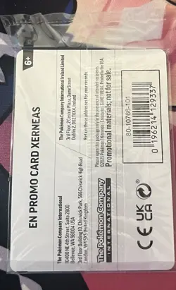 Xerneas 064/132 Pokemon : Mega Evolution Stamped Promo - Best Buy Promo Sealed - Image 2