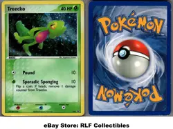2004 Pokemon, Nintendo Promos, #016 Treecko, Holo Black Star Promo - Image 1