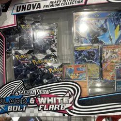 Pokemon TCG Unova Heavy Hitters Premium Black Bolt & White Flare Box BNIB - Image 2