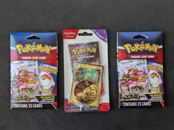 Pokemon Sealed Packs - 2-25 Cards Packs-W-1 Foil Guaranteed & One Booster Pack - Image 1