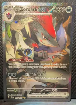 Pokemon: N's Zoroark ex 185/159 Sv09: Journey Together SPECIAL ILLUSTRATION RARE - Image 1