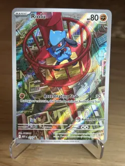 Riolu [Pokemon Center] #10 Pokemon Promo STAMPED NM - Image 1
