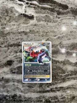 Pokemon Darkrai LV.X Great Encounters 104/106 DAMAGED - Image 1