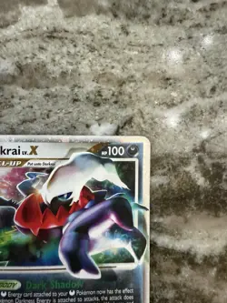 Pokemon Darkrai LV.X Great Encounters 104/106 DAMAGED - Image 5