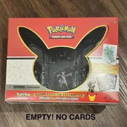 OPEN/NO CARDS Pokemon Generations Super Premium Collection Mew & Mewtwo Coll. - Image 1