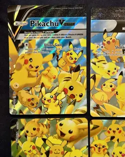 Pokemon Pikachu V-Union Complete Set Near Mint SWSH139 SWSH140 SWSH141 SWSH142 - Image 2