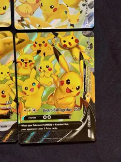Pokemon Pikachu V-Union Complete Set Near Mint SWSH139 SWSH140 SWSH141 SWSH142 - Image 4