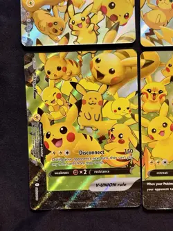 Pokemon Pikachu V-Union Complete Set Near Mint SWSH139 SWSH140 SWSH141 SWSH142 - Image 5