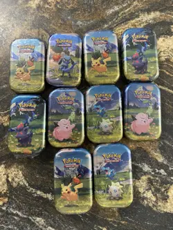 Pokemon TCG Ascended Heroes Factory Sealed 10x Mini Tins Case Quantity A - Image 1