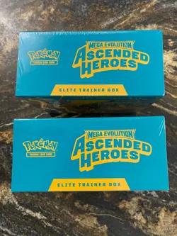 Pokemon Mega Evolution Ascended Heroes ETB New Unopened 2X - Image 2