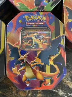 Pokemon Mega Charizard EX Tin X6 Brand New Factory Sealed Tins Case Quantity B - Image 4