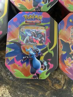 Pokemon Mega Charizard EX Tin X6 Brand New Factory Sealed Tins Case Quantity B - Image 5
