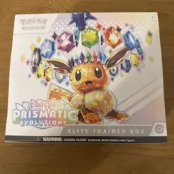 Pokemon TCG Prismatic Evolutions Elite Trainer Box – Brand new, Factory Sealed! - Image 1