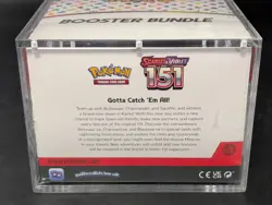 Pokemon 151 SV3.5 Booster Bundle Display Factory Sealed Case W/Acrylic Case - Image 3