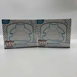 Lot of (2) Pokemon TCG Scarlet & Violet 151 Pokemon Center ETB Boxes Sealed - Image 1