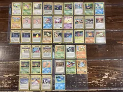 43 Card LP - MP Pokemon TCG Lot Base Set Gym Heroes & Challenge Neo Genesis etc. - Image 1