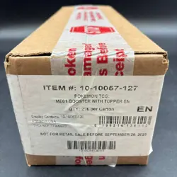 Pokemon Mega Evolution Base Set ME01 Enhanced Booster 6-Box Sealed Case - Image 1