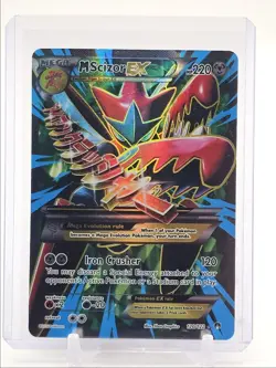 M SCIZOR EX 2016 POKEMON XY BREAKPOINT ULTRA RARE HOLO A 120/122 Q3137 - Image 1