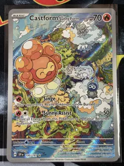 Castform Sunny Form #195 Pokemon Surging Sparks - Image 1