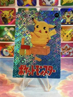 Pokemon Charizard Vintage Pocket Monsters Vending HOLO Prism Sticker 99 Nintendo - Image 2