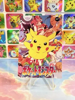 Pokemon Charizard Vintage Pocket Monsters Vending HOLO Prism Sticker 99 Nintendo - Image 4