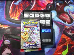 HEAVY! GOD PACKUUU 22.30g Prismatic Evolutions Pokemon TCG Booster (SEALED) - Image 1