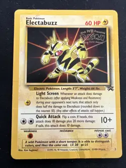 Wizards of the Coast Black Star Promo Pokemon Card Lot: Electabuzz & Hitmontop - Image 2