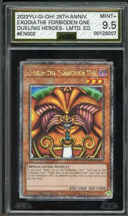 Exodia the Forbidden One TN23-EN002 QCR Promo Yugioh AGS 9.5 *207 - Image 1