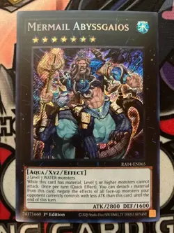 Mermail Abyssgaios - RA04-EN065 - Secret Rare - Image 1