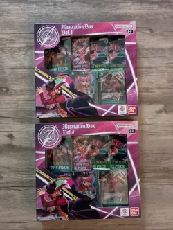 One Piece Card Game Illustration Box IB-04 Vol.4 2025 Trading Set Lot Of 2 - Image 1