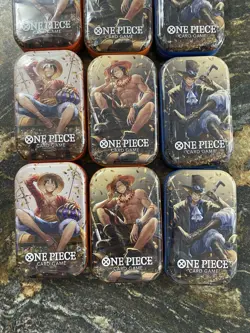 One Piece 12x Mini Tin Pack Set VOL. 2 English Case Quantity New Factory Sealed - Image 3