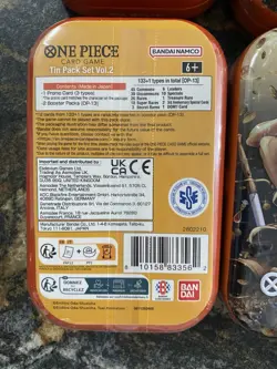 One Piece 12x Mini Tin Pack Set VOL. 2 English Case Quantity New Factory Sealed - Image 4