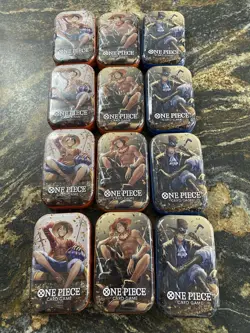 One Piece 12x Mini Tin Pack Set VOL. 2 English Case Quantity New Factory Sealed - Image 5