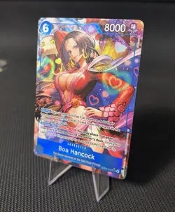 One Piece TCG Boa Hancock SR Alt Art EB03 Heroines Edition English NM - Image 2