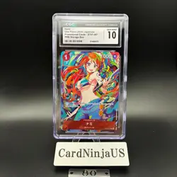 CGC GEM MINT 10 Nami C ST01-007 PROMO THE BEST Storage Box Set One Piece Card 80 - Image 1