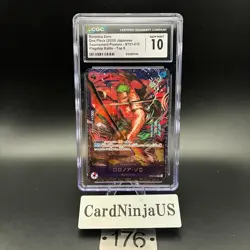 CGC GEM MINT 10 Zoro ST21-015 Flagship Battle 2025 Top 8 Prize Promo ONE PIECE - Image 1