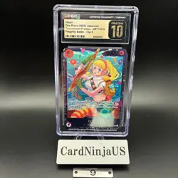 CGC PRISTINE 10 Hibari OP11-010 SR Flagship Battle Prize - ONE PIECE Card Game 9 - Image 1