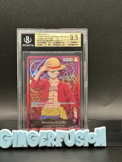 2022 One Piece Super Pre-Release Straw Hat Crew Monkey.D.Luffy English BGS 9.5 - Image 1