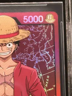 2022 One Piece Super Pre-Release Straw Hat Crew Monkey.D.Luffy English BGS 9.5 - Image 4