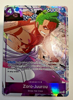 Zoro-Juurou Treasure Rare TR One Piece ST18-004 Emperors in the New World NM+ - Image 1