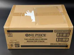 One Piece OP14-EB04 The Azure Sea's Seaven English 12 Booster Box Case Sealed - Image 1