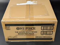 One Piece OP14-EB04 The Azure Sea's Seaven English 12 Booster Box Case Sealed - Image 2