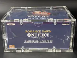 One Piece OP-01 Romance Dawn White Bottom English Booster Box Sealed w/ Acrylic - Image 5