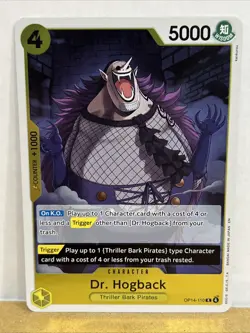 Dr. Hogback OP14-114 Rare | One Piece Card Game | The Azure Sea’s Seven | NM - Image 1